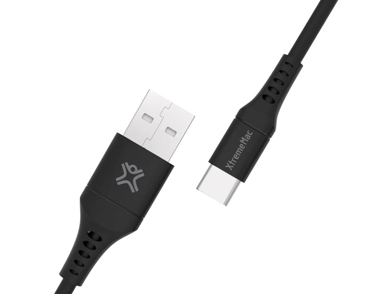 Cable USB 2.0 USB-A to Type-C 1m XtremeMac Ultra Flexible Black