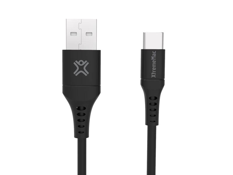 Cable USB 2.0 USB-A to Type-C 1m XtremeMac Ultra Flexible Black