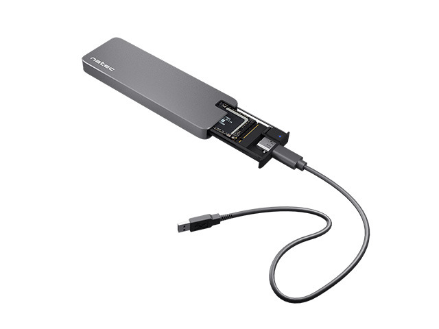 External Rack USB 3.1 for M.2 Drive NVMe Natec Rhino