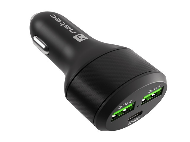 USB Universal Car Charger Natec Coney Quickcharge 3.0 with 60w PD