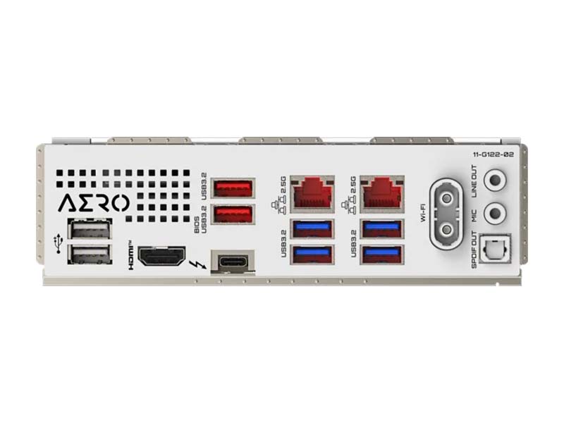 MB Gigabyte Z890 AERO G WIFI7 LGA1851 DDR5 9200MHz OC/5xM.2/BT 5.4/2x2.5Gb/PCIe5.0/HDMI/Thunderbolt4